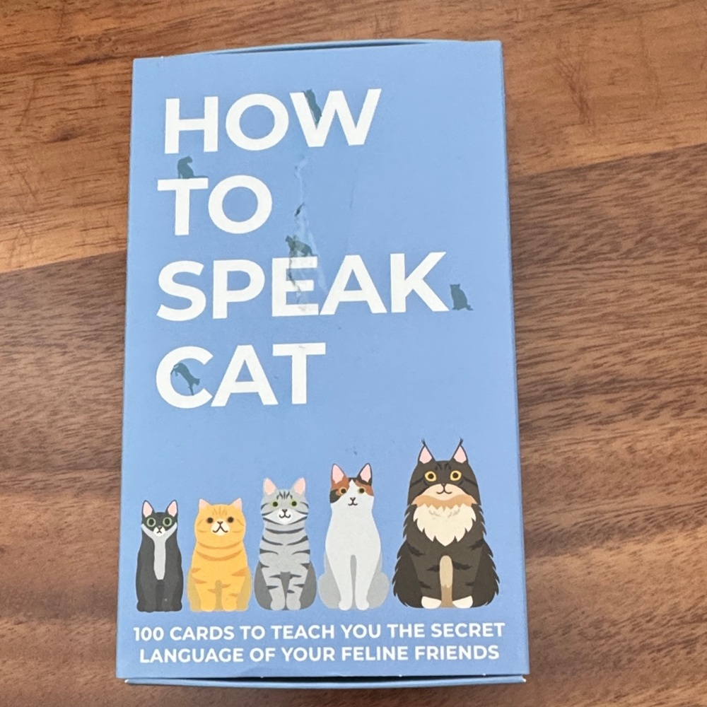 Cat Language Card Set